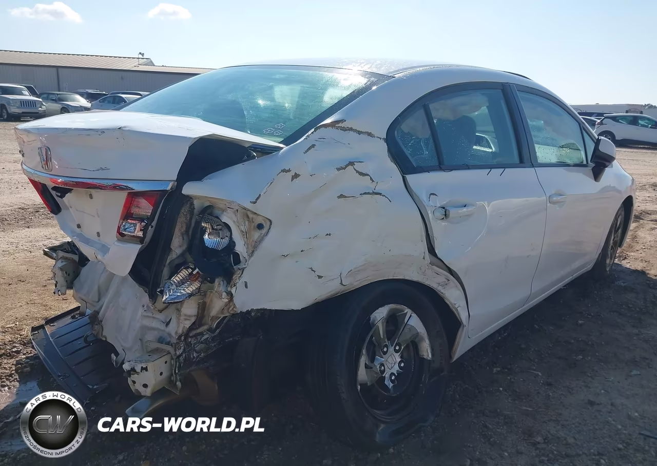 2013 Honda Civic Lx VIN:19XFB2F58DE035000 - 4