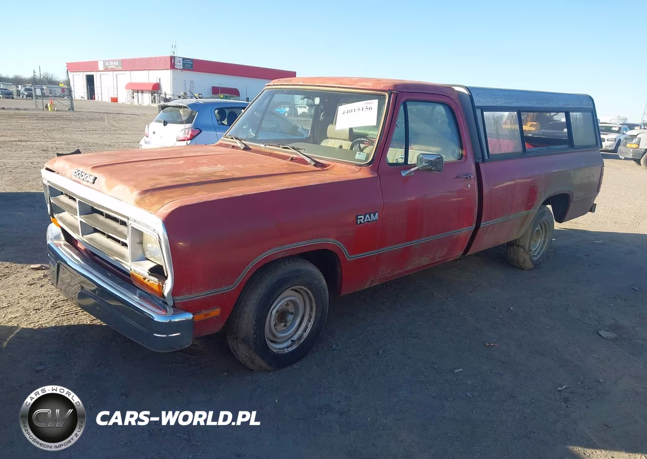 1990 Dodge D-Series D150S VIN:1B7GE06Y3LS657431 - 2