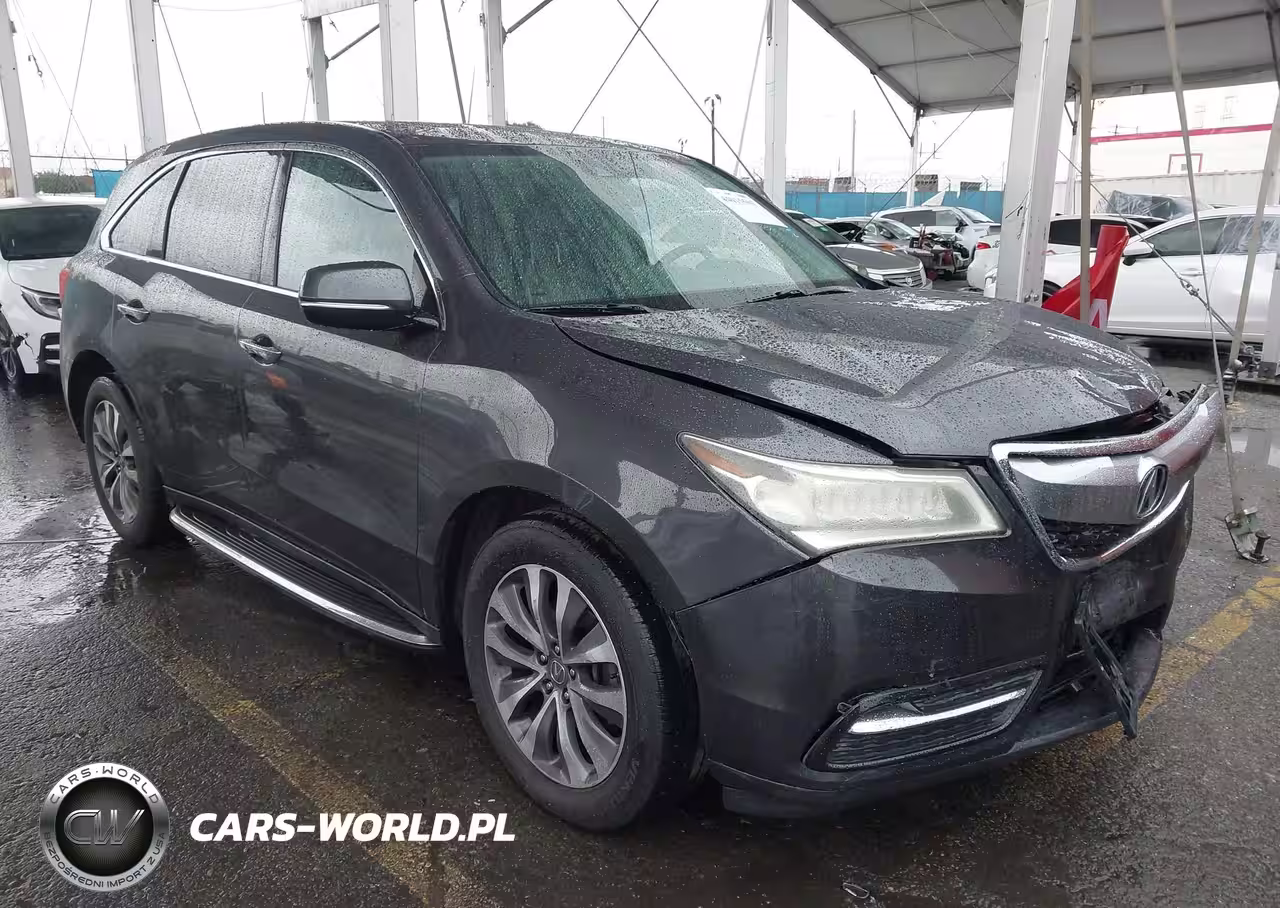 2015 Acura Mdx Technology Pkg W-Entertainment Pkg