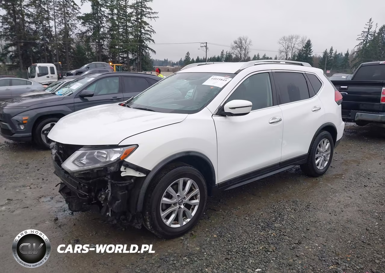 2017 Nissan Rogue Sv VIN:JN8AT2MT2HW151625 - 2