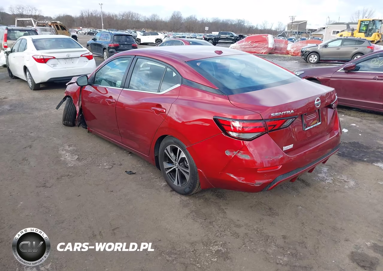 2021 Nissan Sentra Sv Xtronic Cvt VIN:3N1AB8CV0MY207510 - 3