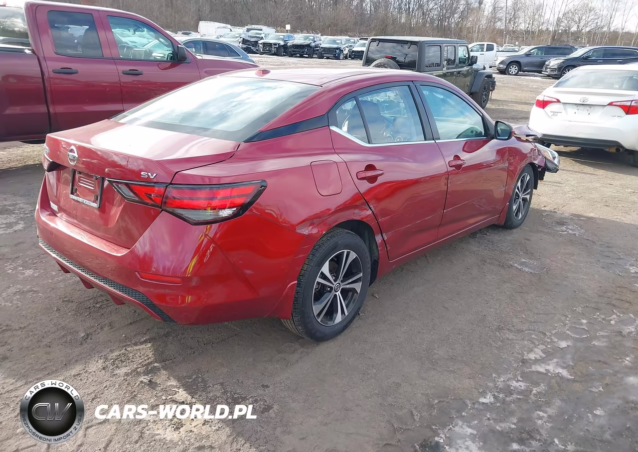 2021 Nissan Sentra Sv Xtronic Cvt VIN:3N1AB8CV0MY207510 - 4
