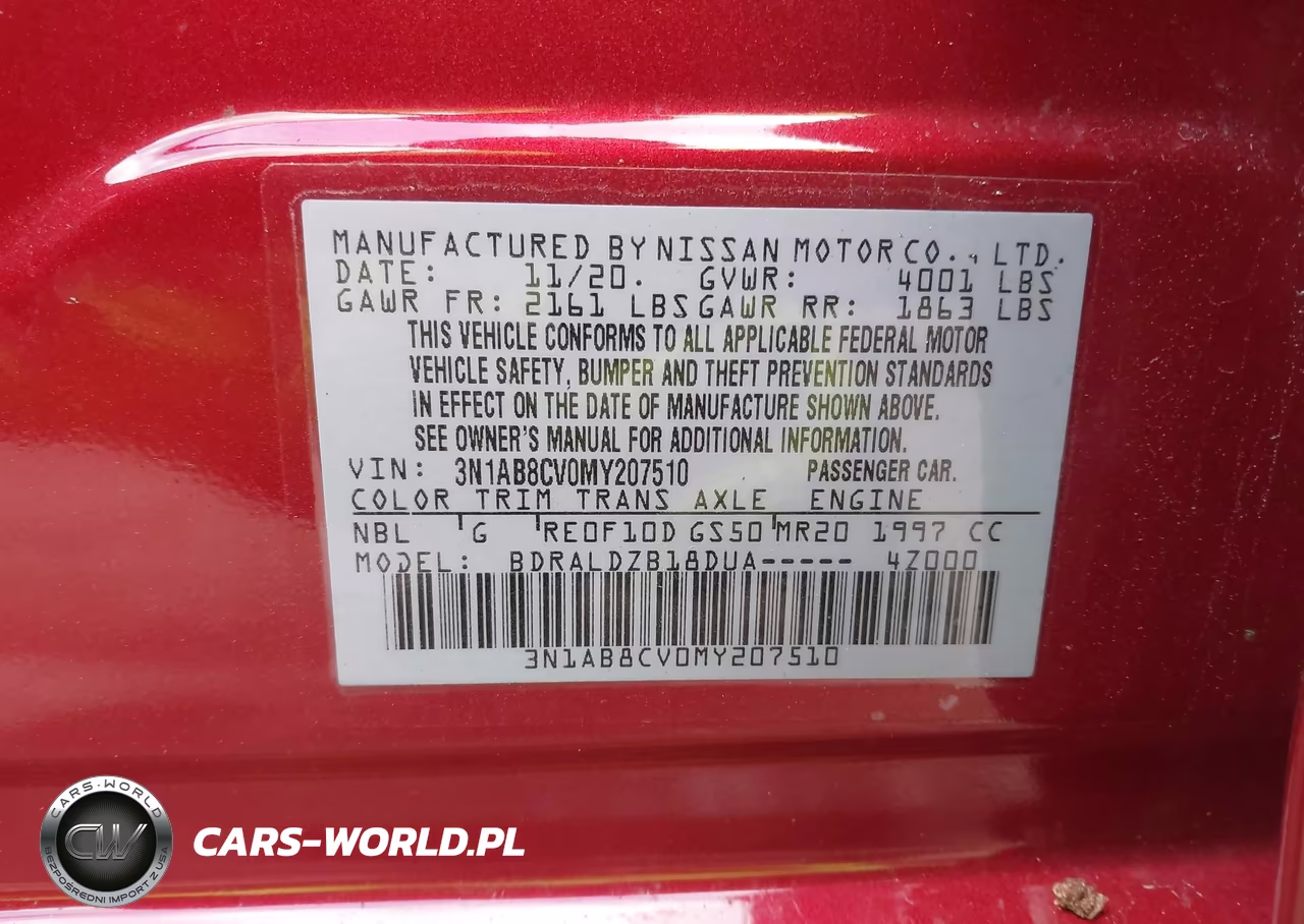 2021 Nissan Sentra Sv Xtronic Cvt VIN:3N1AB8CV0MY207510 - 9