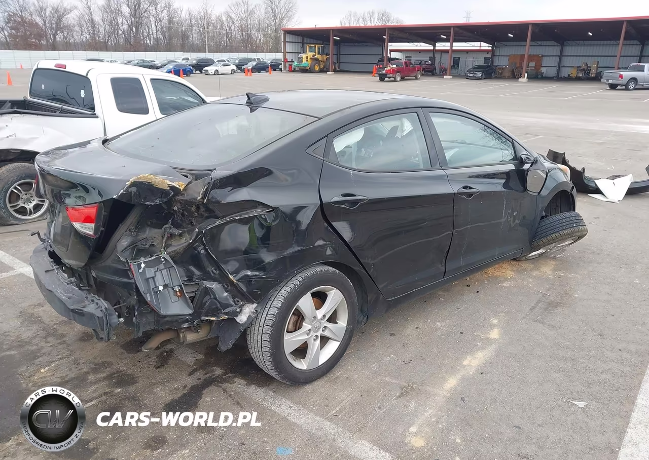 2013 Hyundai Elantra Gls-Limited VIN:5NPDH4AE2DH193742 - 4