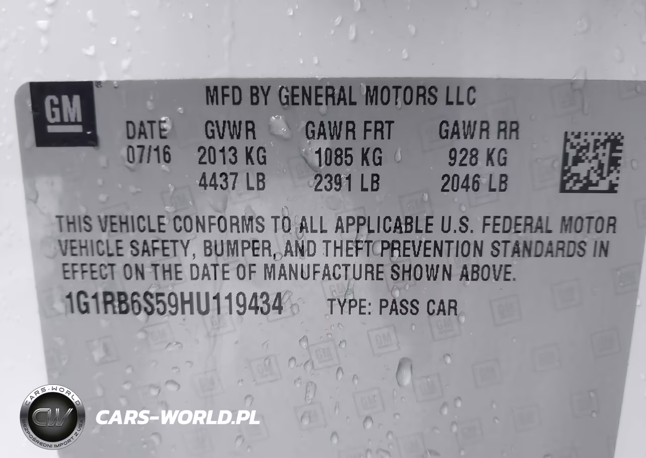 2017 Chevrolet Volt Premier VIN:1G1RB6S59HU119434 - 9