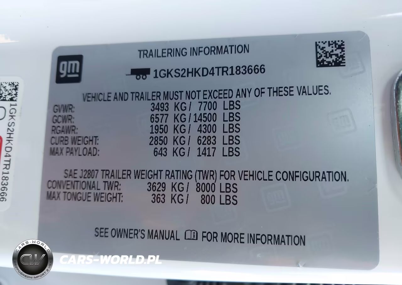 2026 GMC Yukon VIN:1GKS2HKD4TR183666 - 9