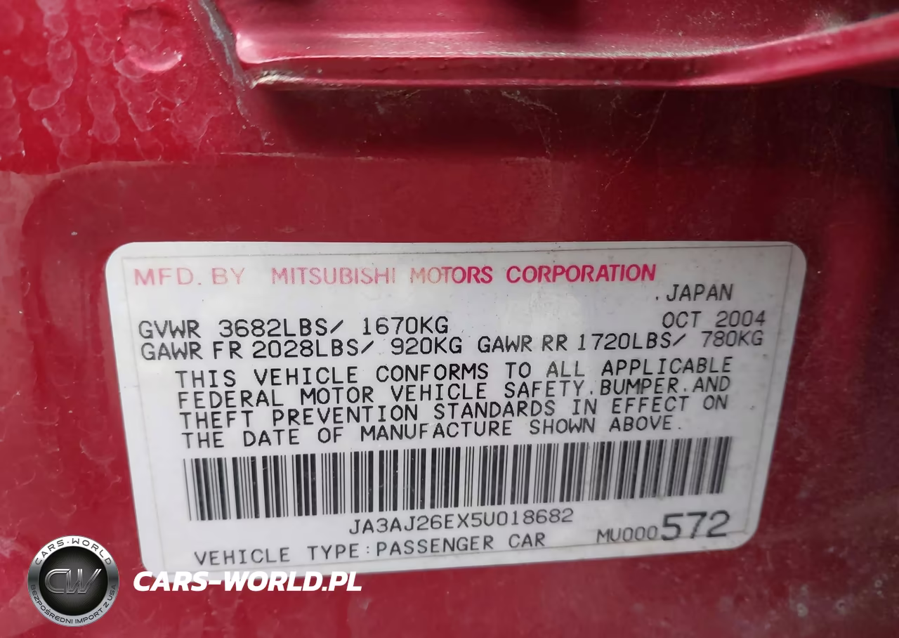 2005 Mitsubishi Lancer Es VIN:JA3AJ26EX5U018682 - 9