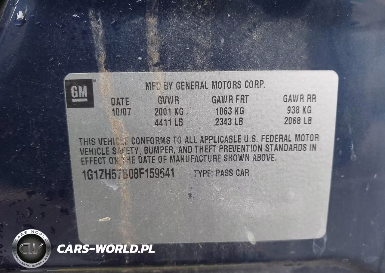 2008 Chevrolet Malibu Lt VIN:1G1ZH57B08F159641 - 9