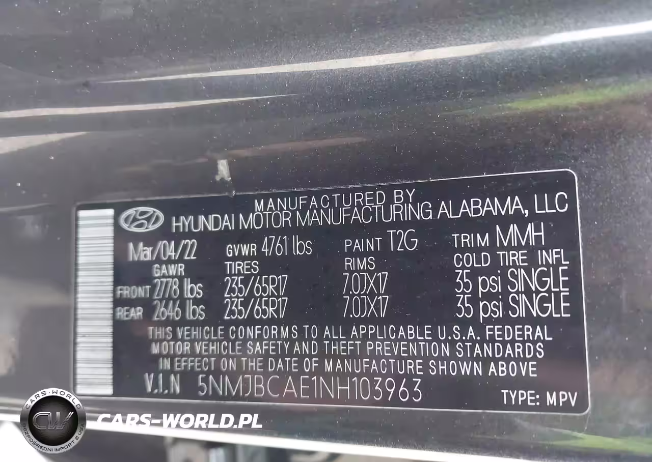 2022 Hyundai Tucson Sel VIN:5NMJBCAE1NH103963 - 9