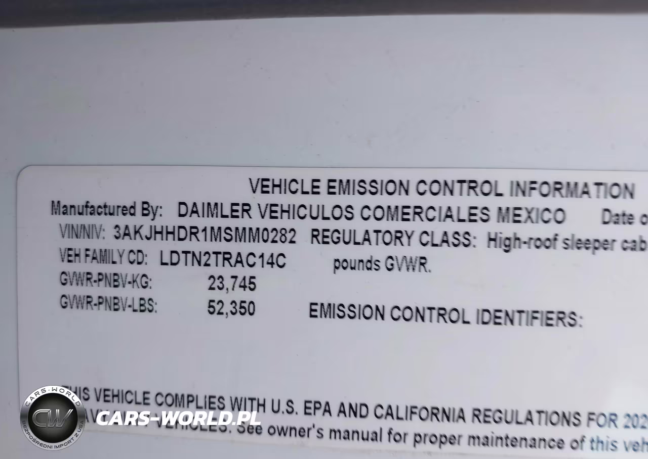 2021 Freightliner New Cascadia 126 VIN:3AKJHHDR1MSMM0282 - 7