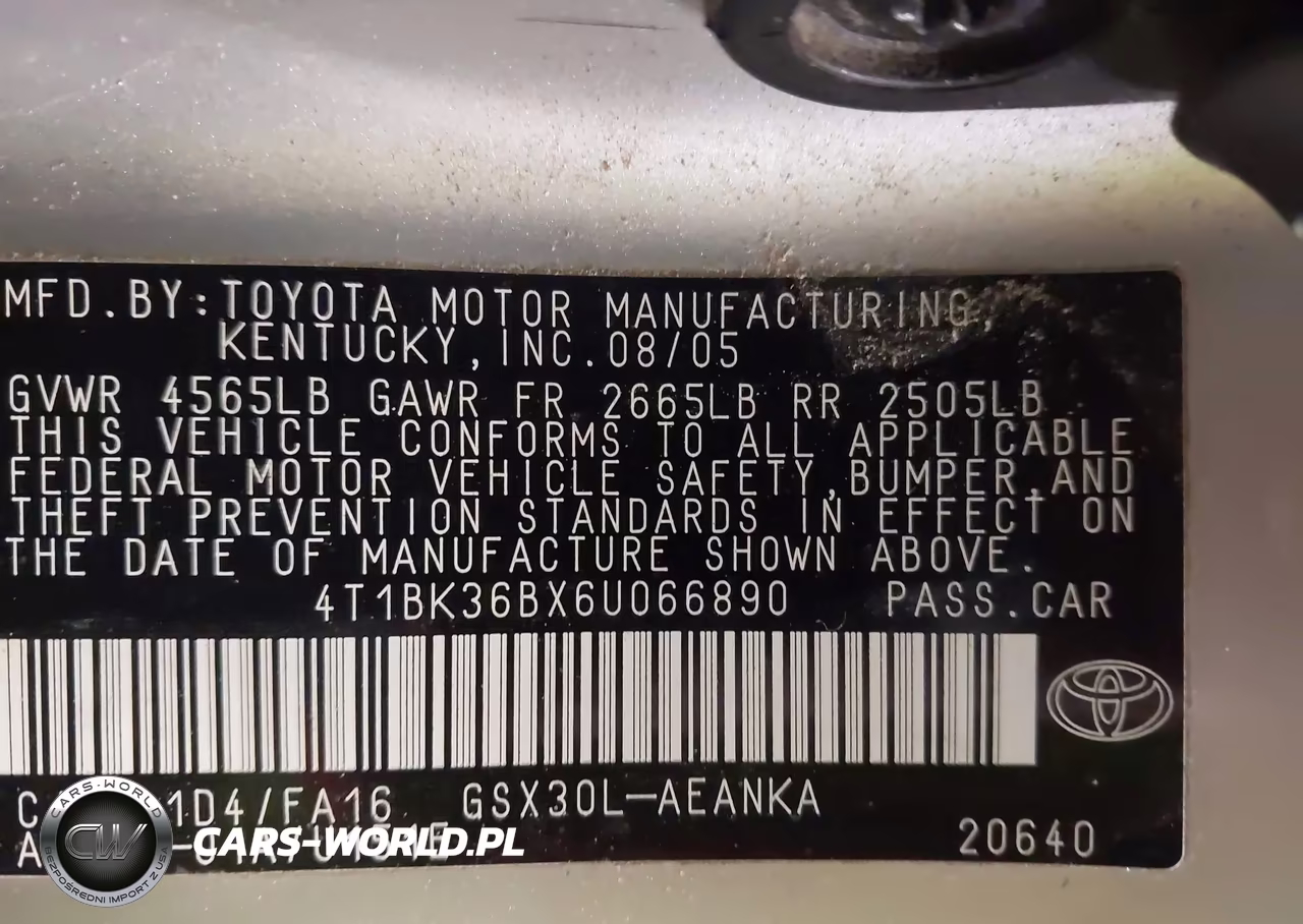 2006 Toyota Avalon Xl VIN:4T1BK36BX6U066890 - 9