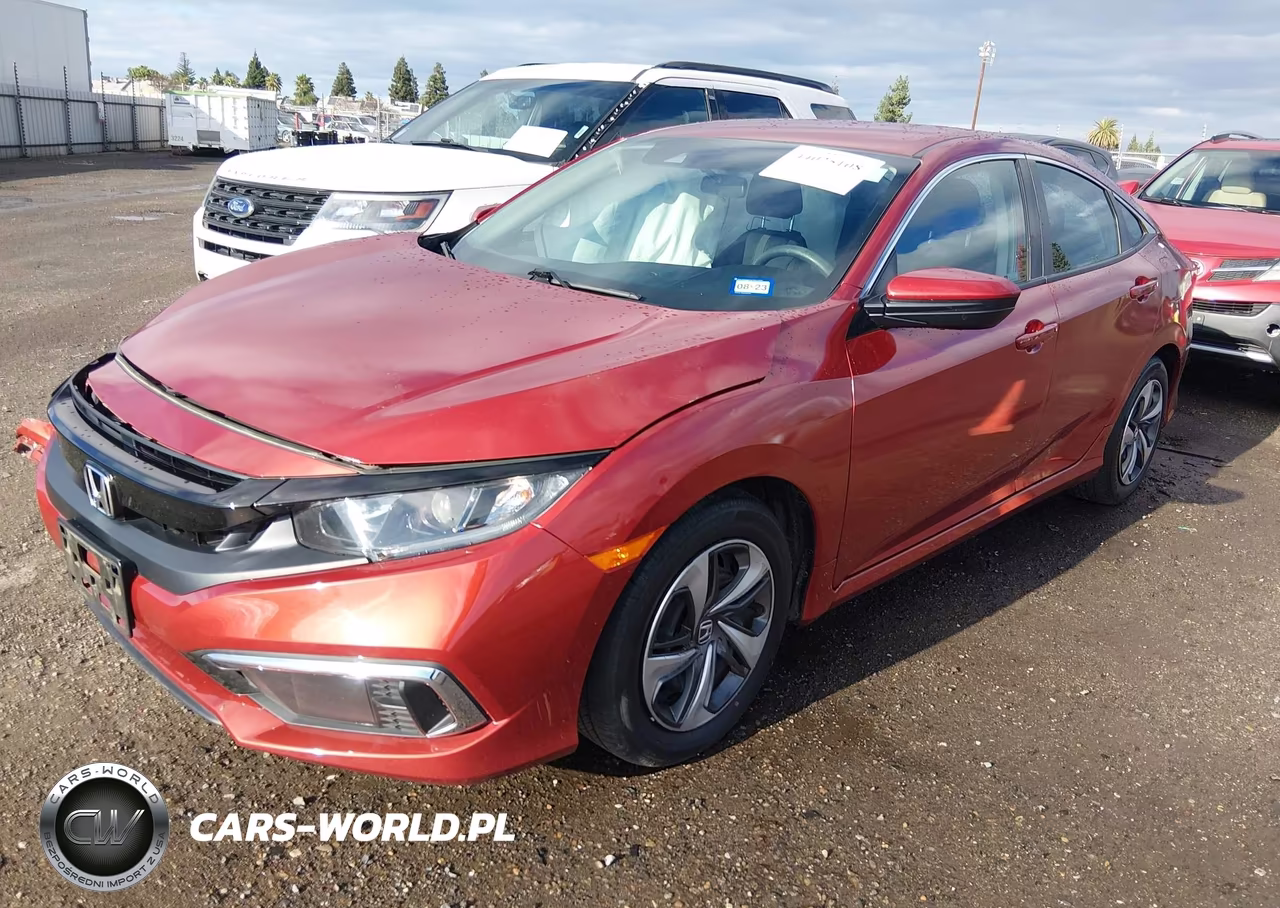 2021 Honda Civic Lx VIN:2HGFC2F69MH558411 - 2