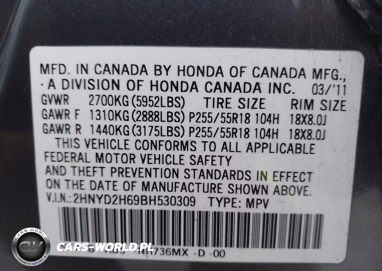 2011 Acura Mdx Technology Package VIN:2HNYD2H69BH530309 - 9