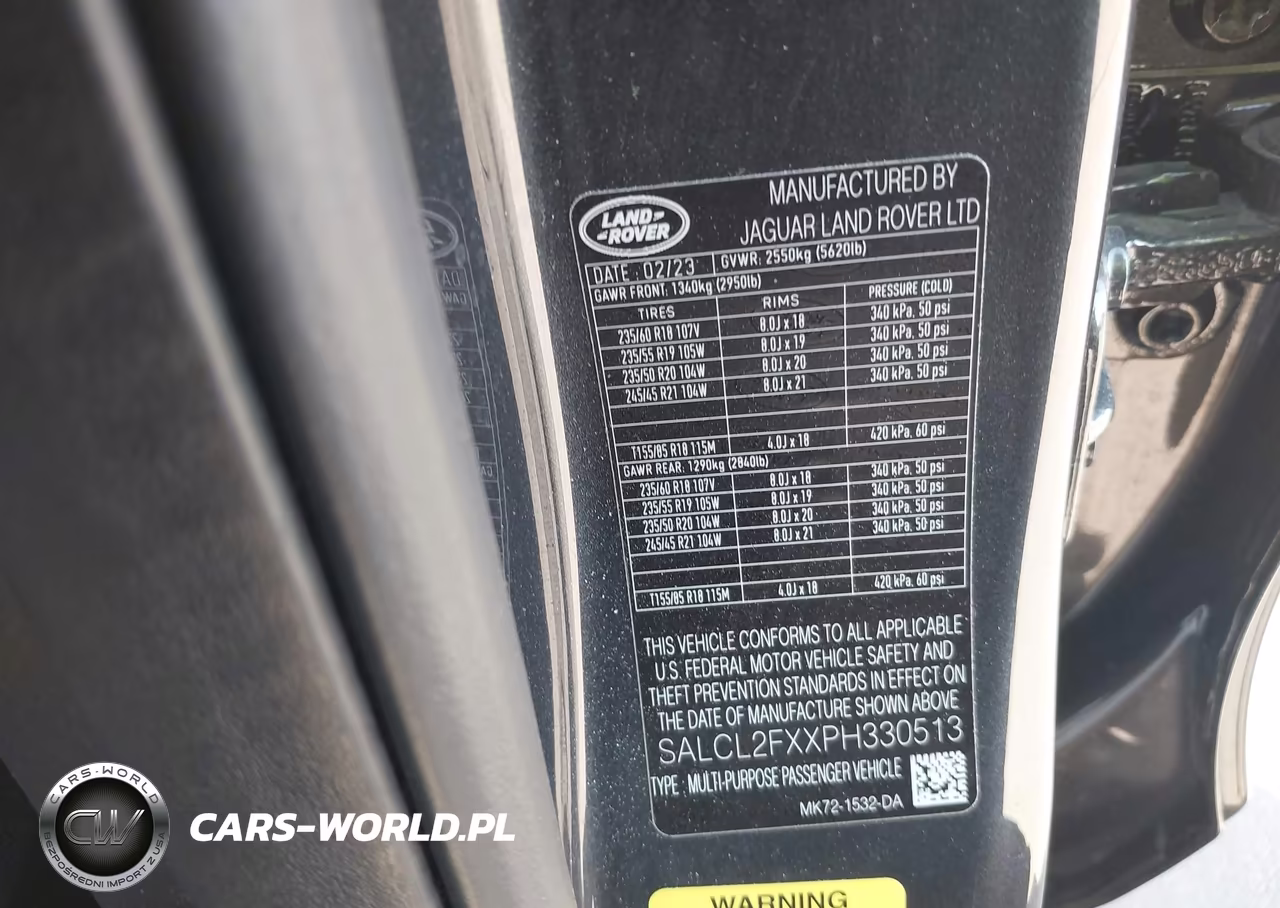 2023 Land Rover Discovery Sport Se R-Dynamic VIN:SALCL2FXXPH330513 - 9