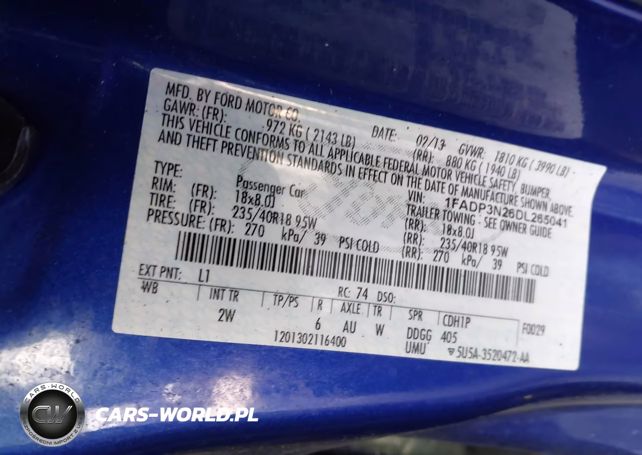 2013 Ford Focus Titanium VIN:1FADP3N26DL265041 - 9