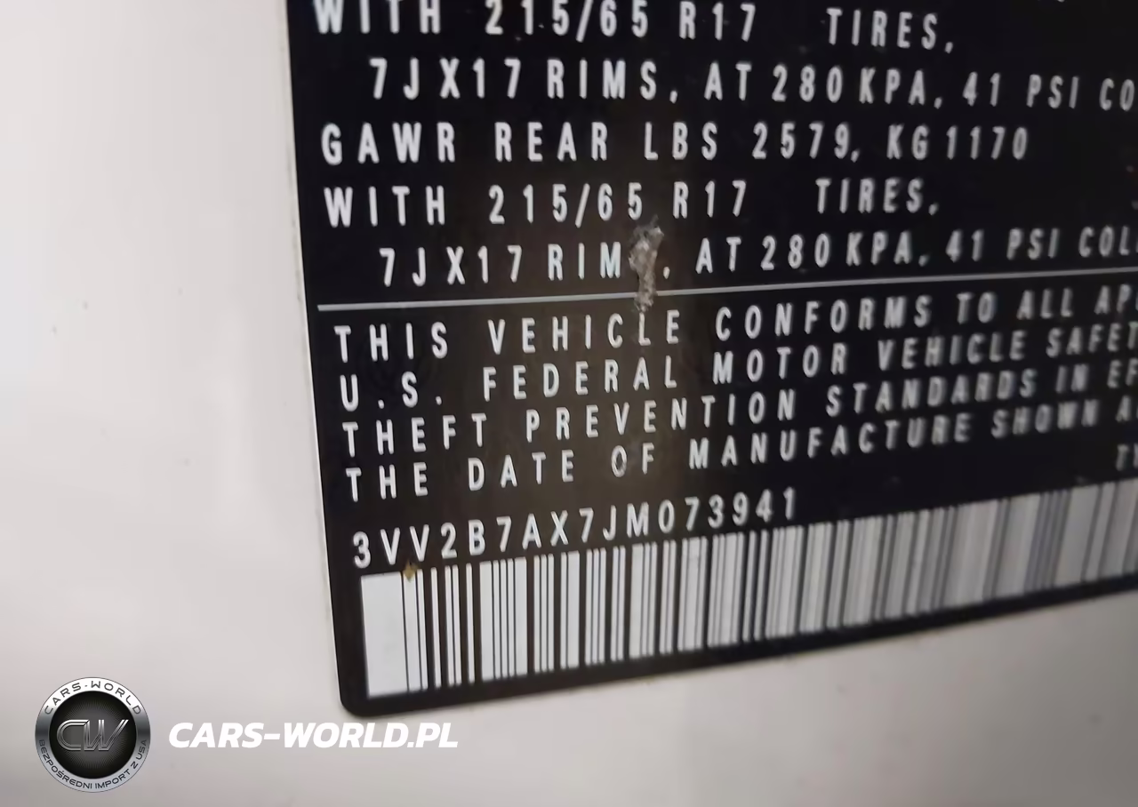 2018 Volkswagen Tiguan 2.0T Se-2.0T Sel VIN:3VV2B7AX7JM073941 - 9