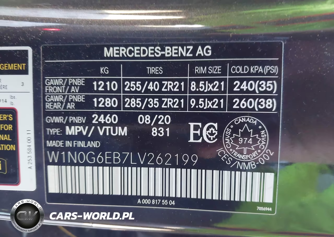 2020 Mercedes-Benz Amg Glc 43 4Matic VIN:W1N0G6EB7LV262199 - 9
