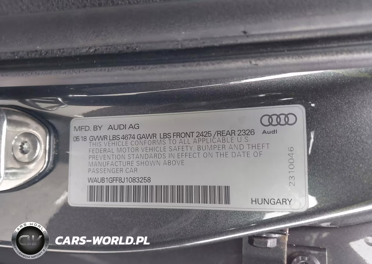 2018 Audi S3 2.0T Premium Plus-2.0T Tech Premium Plus VIN:WAUB1GFF8J1083258 - 9