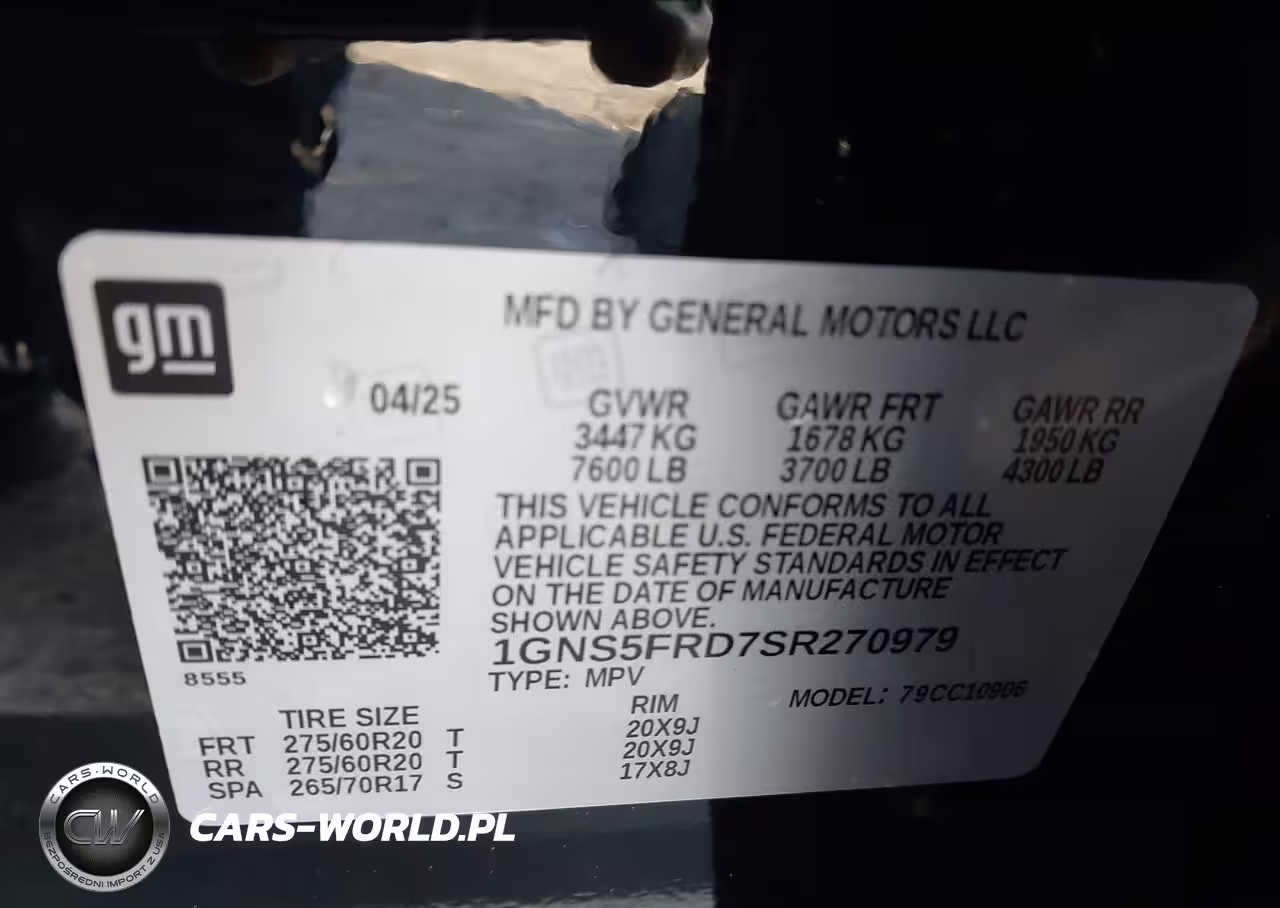 2025 Chevrolet Suburban 2Wd Premier VIN:1GNS5FRD7SR270979 - 9