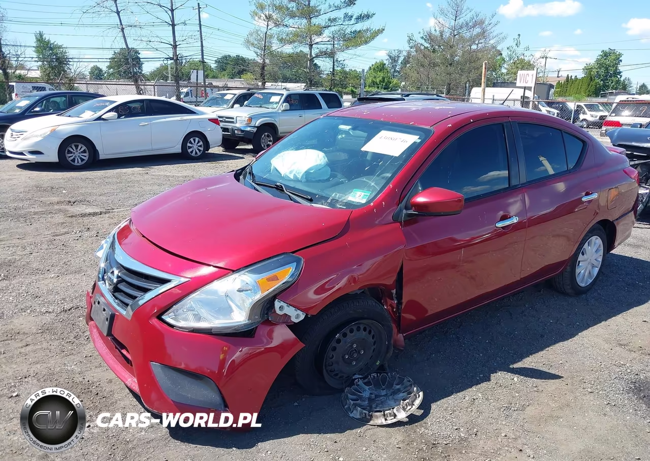 2018 Nissan Versa 1.6 Sv VIN:3N1CN7APXJL884782 - 2