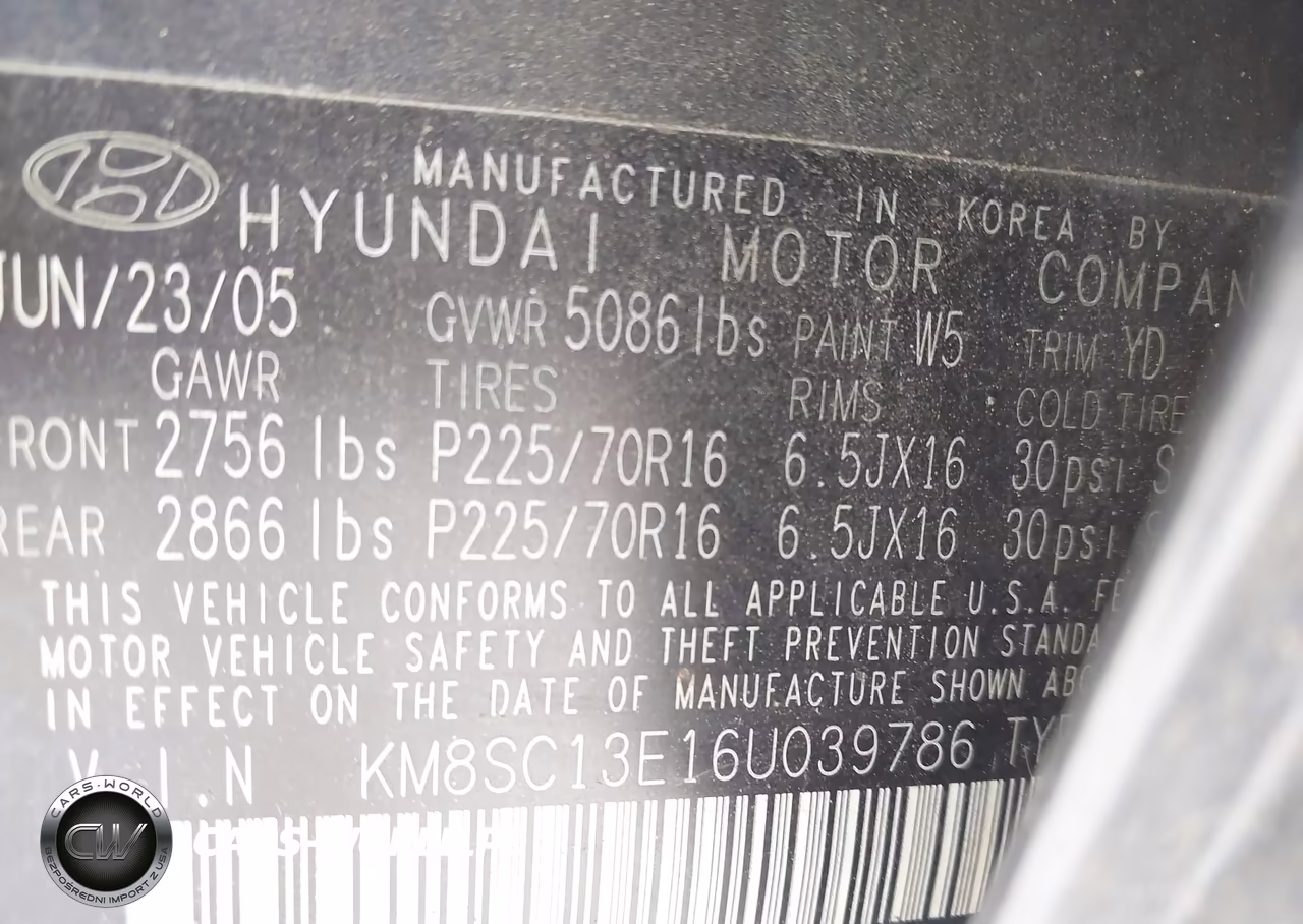 2006 Hyundai Santa Fe Gls-Limited VIN:KM8SC13E16U039786 - 9
