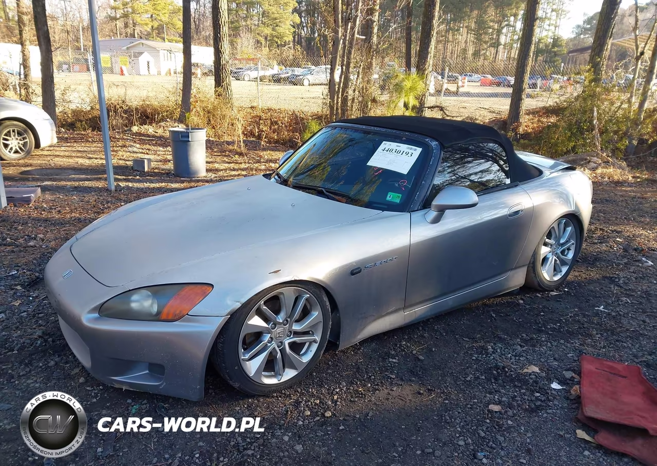 2001 Honda S2000 VIN:JHMAP11481T003833 - 2