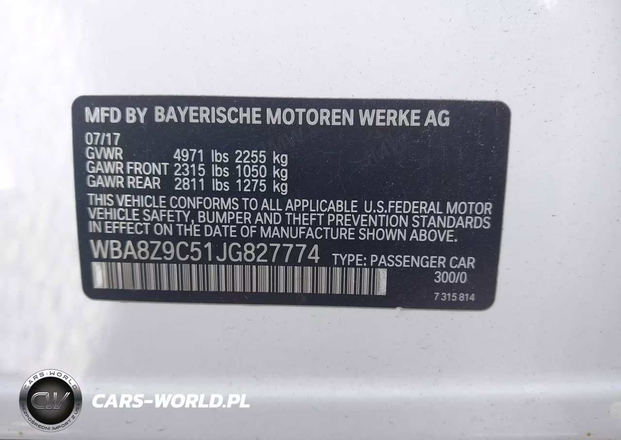 2018 BMW 330I Gran Turismo xDrive VIN:WBA8Z9C51JG827774 - 9