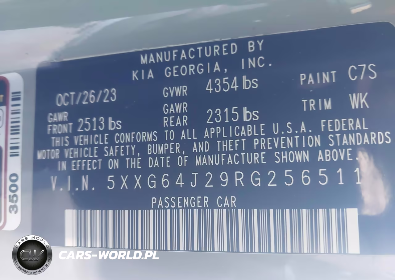 2024 Kia K5 Gt-Line VIN:5XXG64J29RG256511 - 9