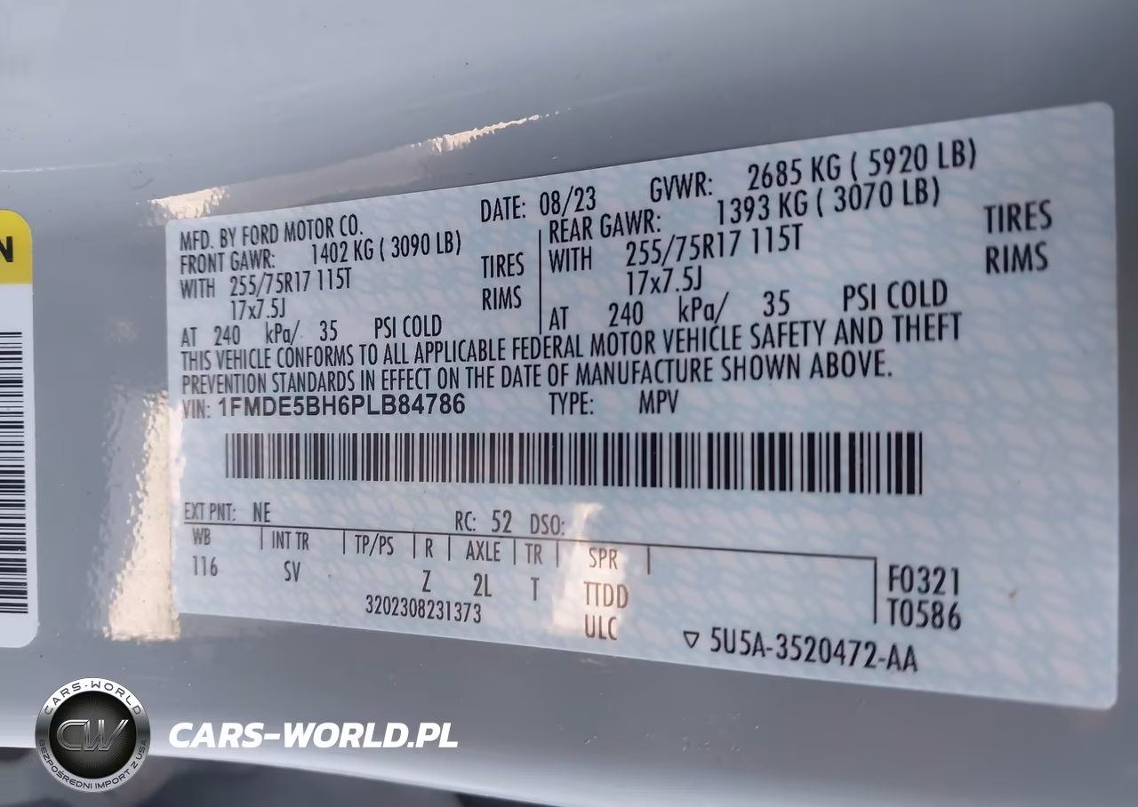 2023 Ford Bronco Big Bend VIN:1FMDE5BH6PLB84786 - 9