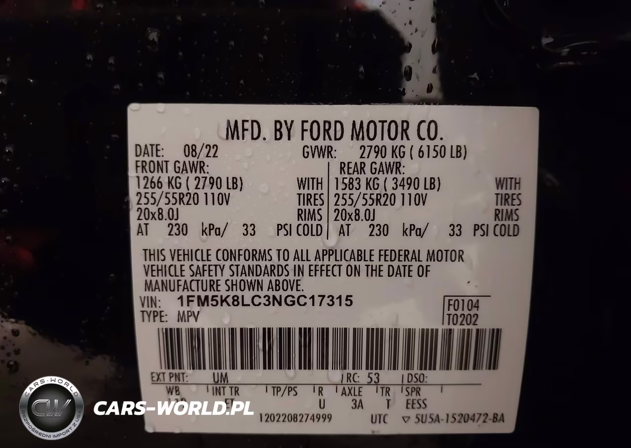 2022 Ford Explorer King Ranch VIN:1FM5K8LC3NGC17315 - 9