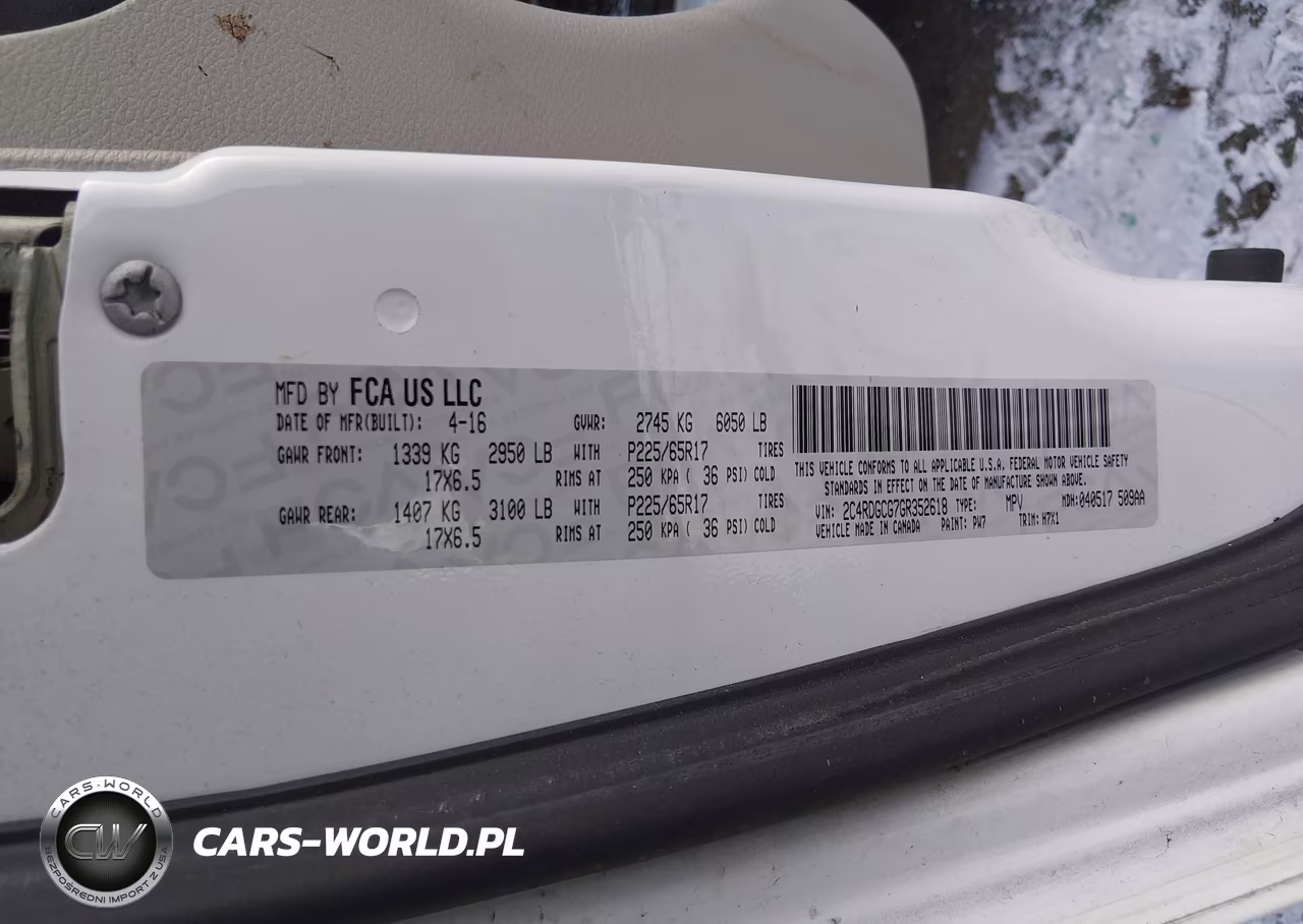 2016 Dodge Grand Caravan Sxt VIN:2C4RDGCG7GR352618 - 9