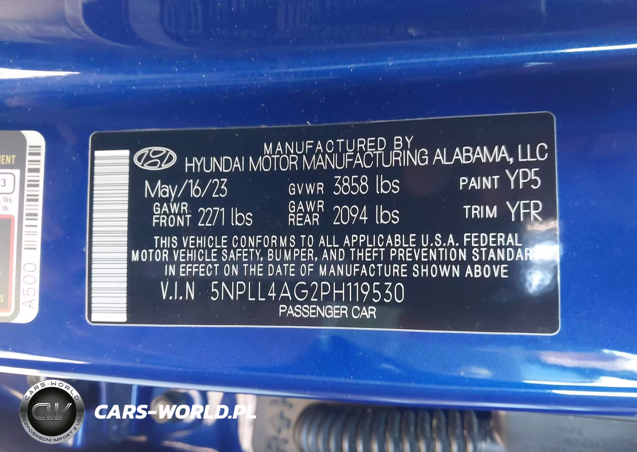 2023 Hyundai Elantra Se VIN:5NPLL4AG2PH119530 - 9