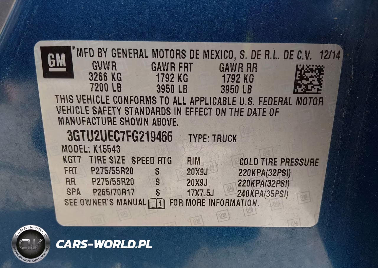 2015 GMC Sierra 1500 Sle VIN:3GTU2UEC7FG219466 - 9