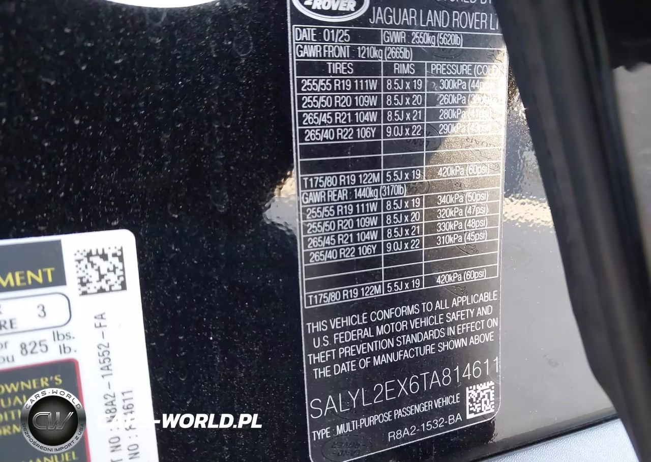 2026 Land Rover Range Rover Velar P250 Dynamic Se VIN:SALYL2EX6TA814611 - 9