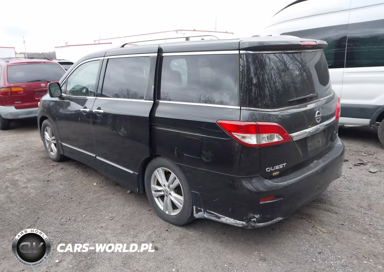 2012 Nissan Quest Sl VIN:JN8AE2KP6C9034511 - 3
