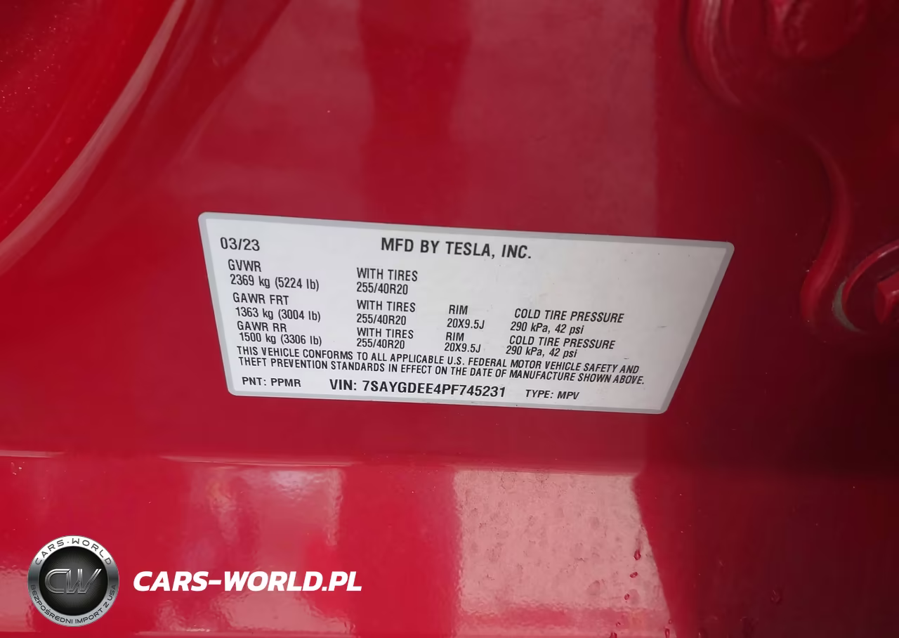 2023 Tesla Model Y Awd-Long Range Dual Motor All-Wheel Drive VIN:7SAYGDEE4PF745231 - 9
