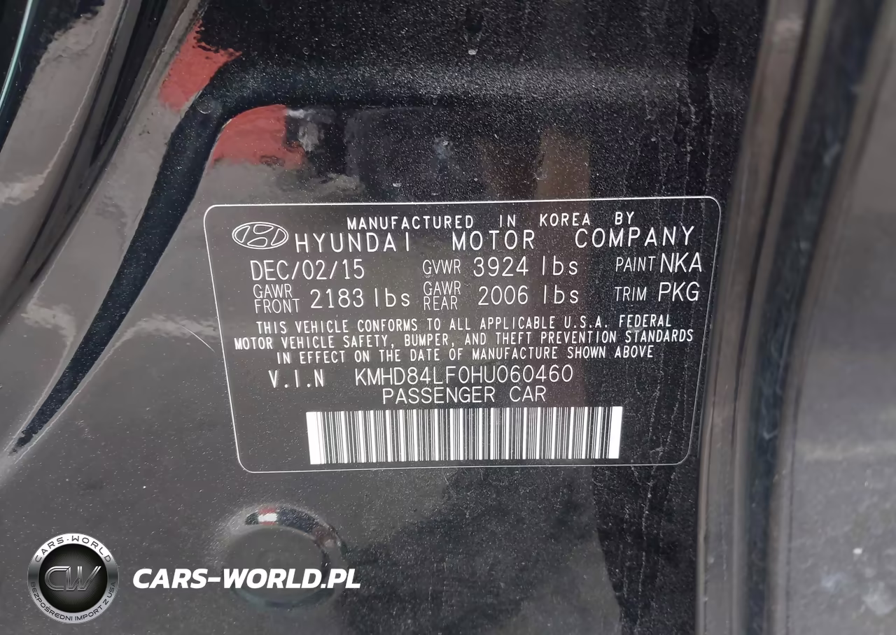 2017 Hyundai Elantra Se VIN:KMHD84LF0HU060460 - 9