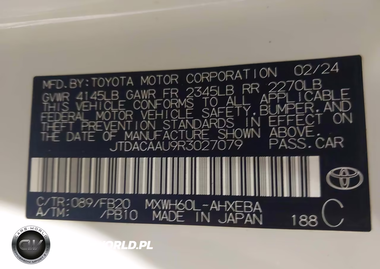 2024 Toyota Prius Le VIN:JTDACAAU9R3027079 - 9