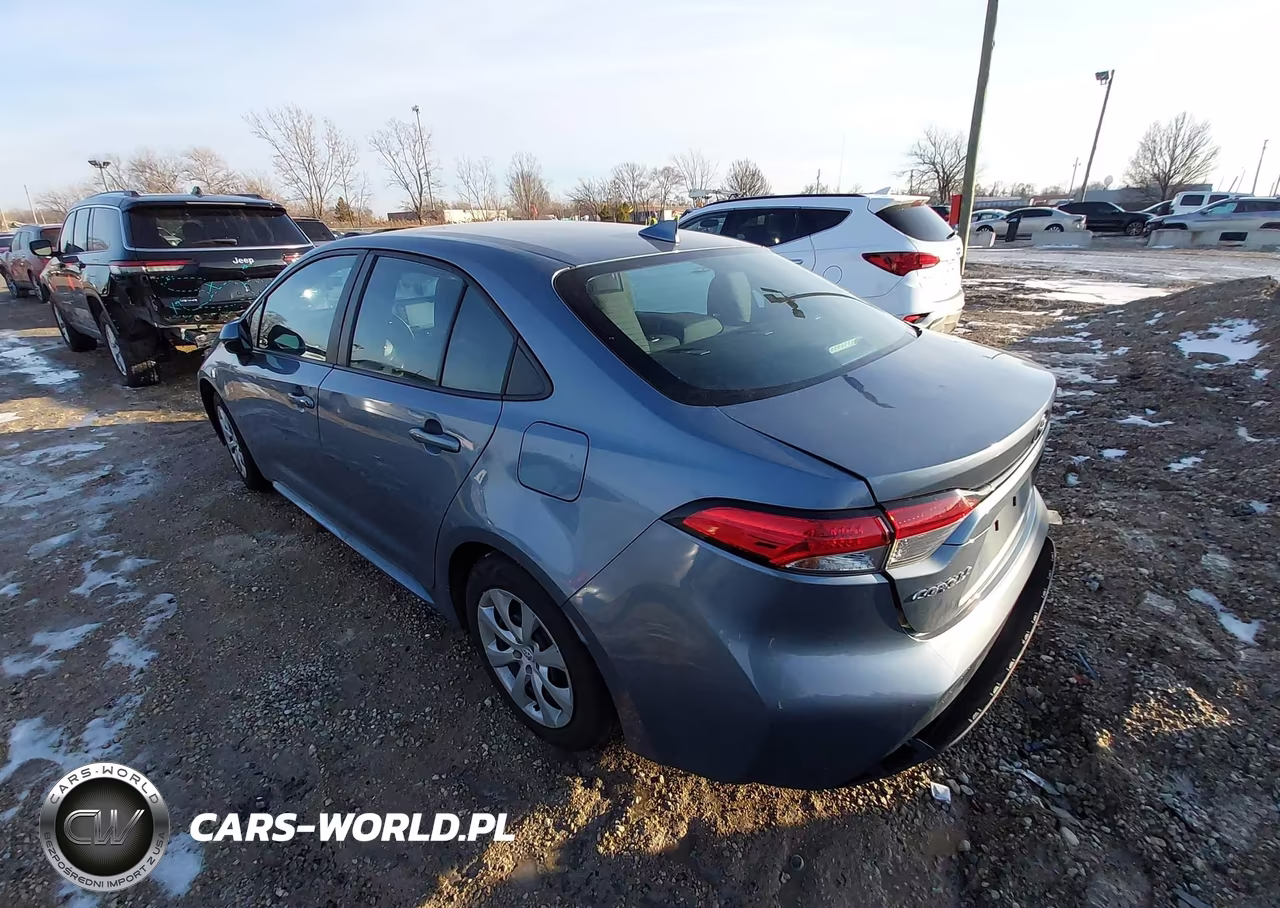 2022 Toyota Corolla Le VIN:5YFEPMAE9NP326668 - 3