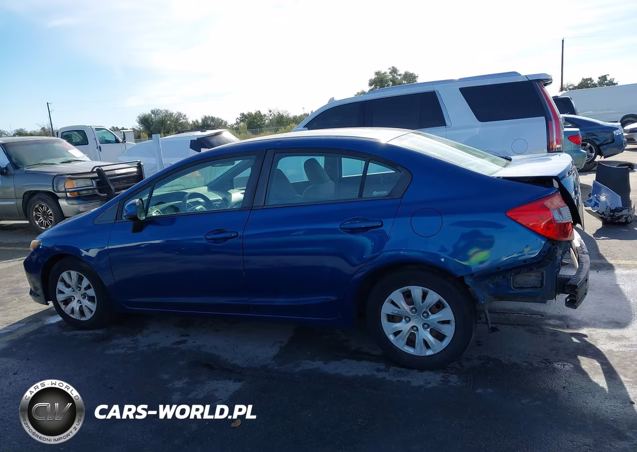 2012 Honda Civic Lx VIN:19XFB2F59CE322733 - 15