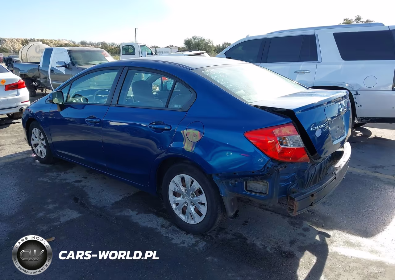 2012 Honda Civic Lx VIN:19XFB2F59CE322733 - 3
