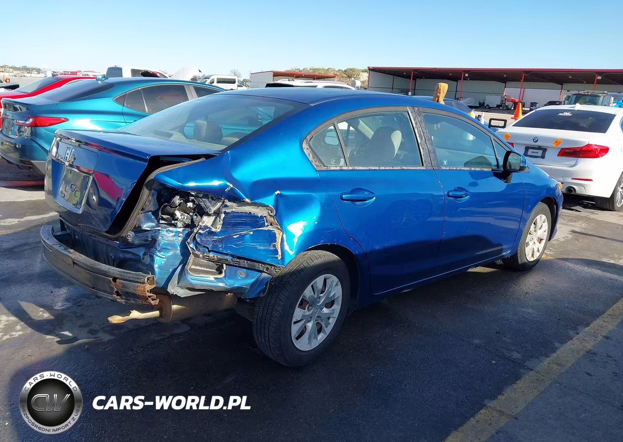 2012 Honda Civic Lx VIN:19XFB2F59CE322733 - 4