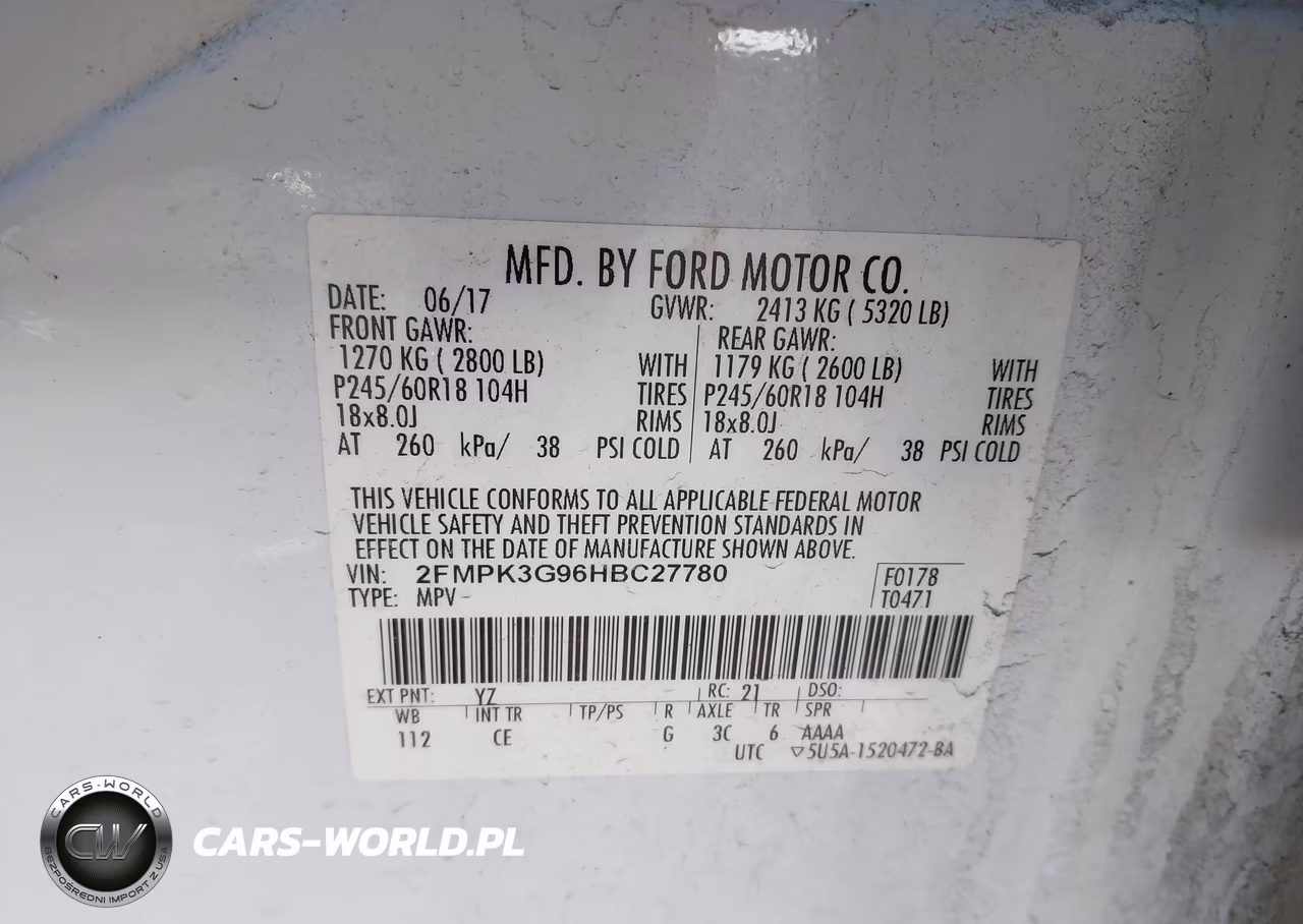 2017 Ford Edge Se VIN:2FMPK3G96HBC27780 - 9