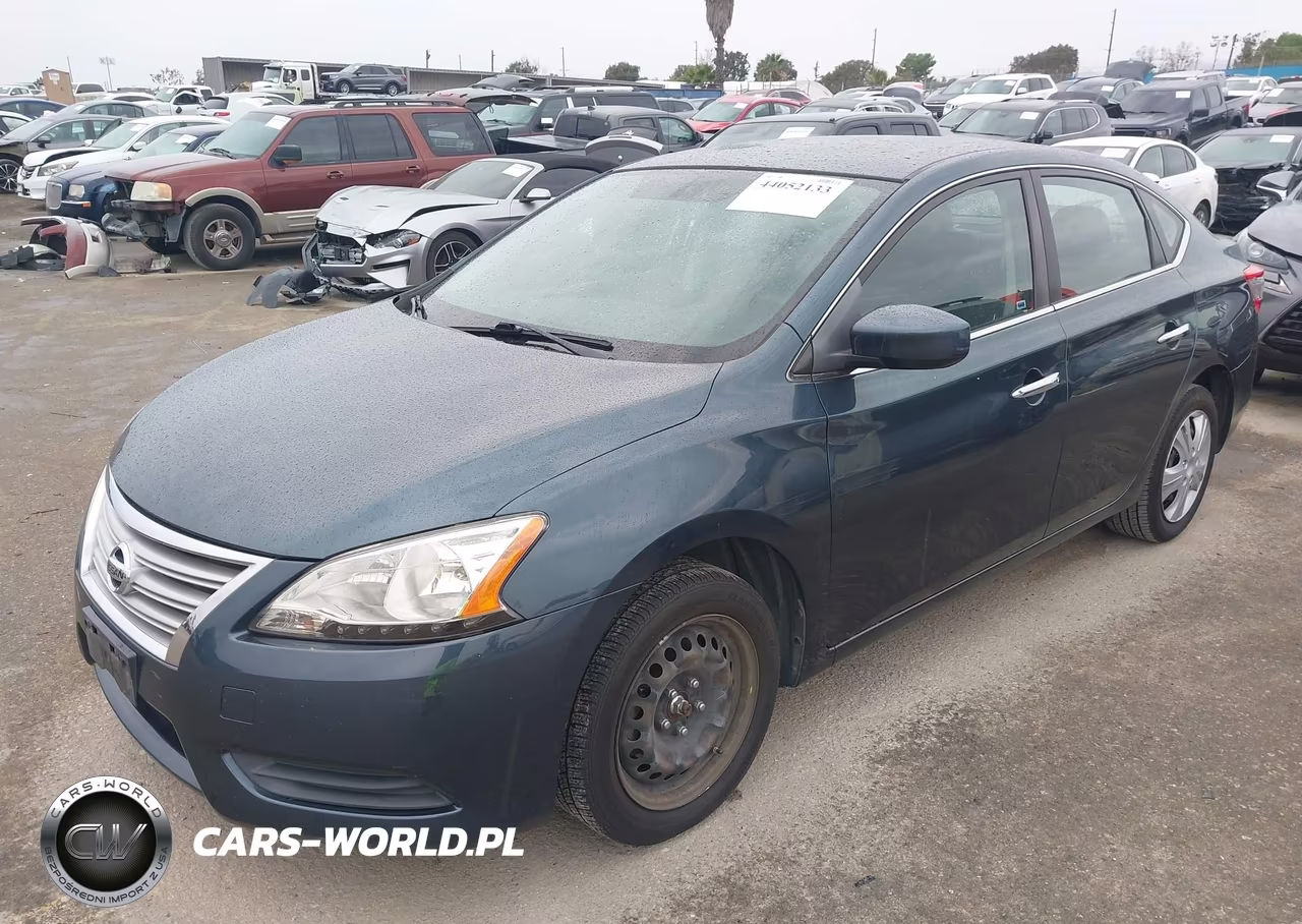 2015 Nissan Sentra Sv VIN:3N1AB7AP9FY244296 - 2