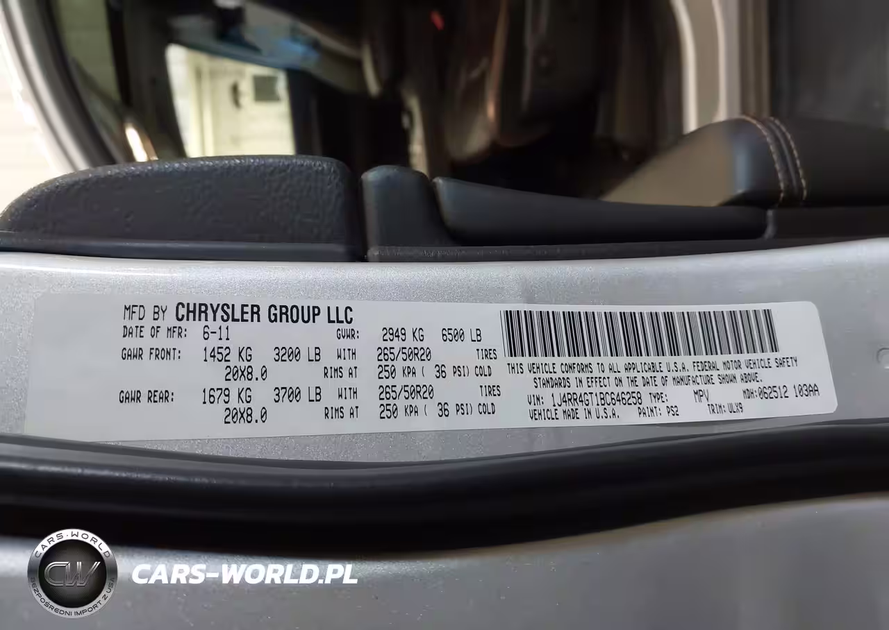 2011 Jeep Grand Cherokee Laredo VIN:1J4RR4GT1BC646258 - 9