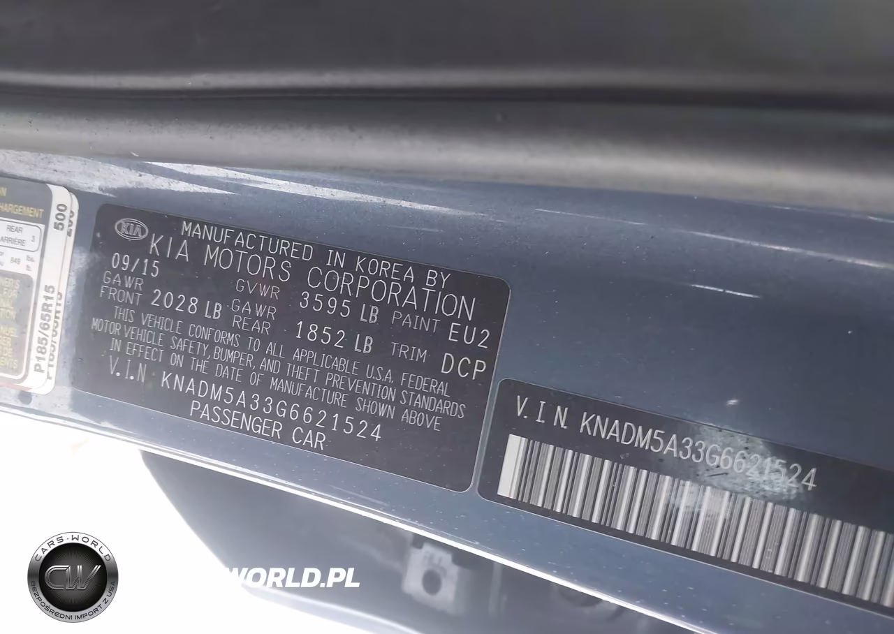 2016 Kia Rio Lx VIN:KNADM5A33G6621524 - 9
