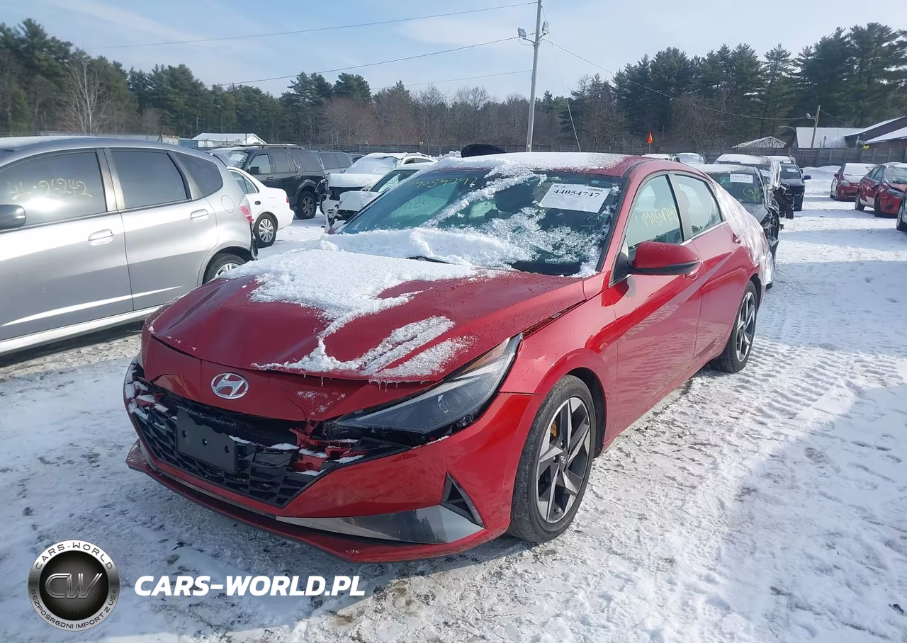2022 Hyundai Elantra Sel VIN:KMHLN4AG8NU354300 - 2