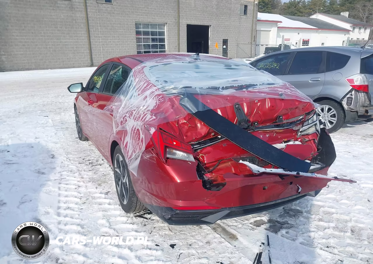 2022 Hyundai Elantra Sel VIN:KMHLN4AG8NU354300 - 3