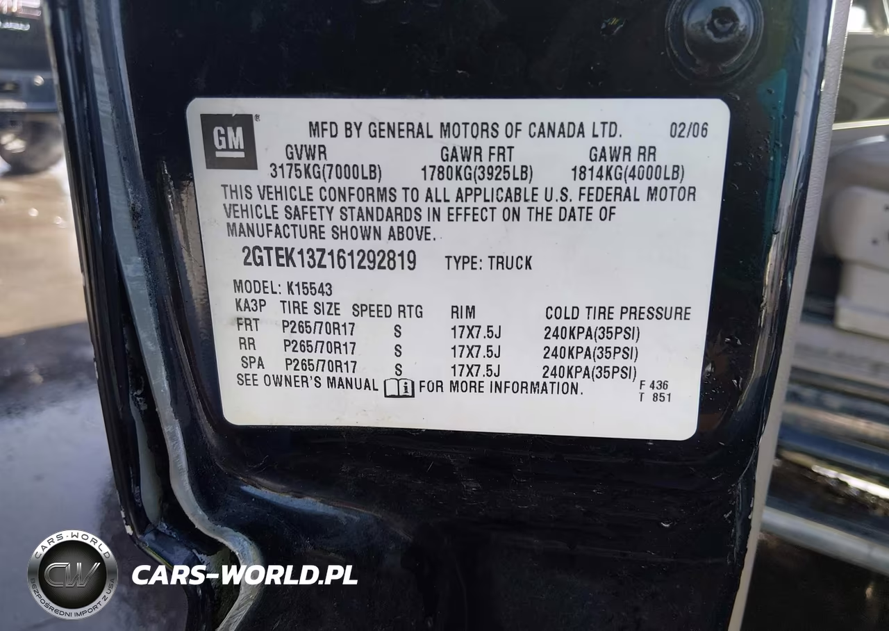 2006 GMC Sierra 1500 Slt VIN:2GTEK13Z161292819 - 9