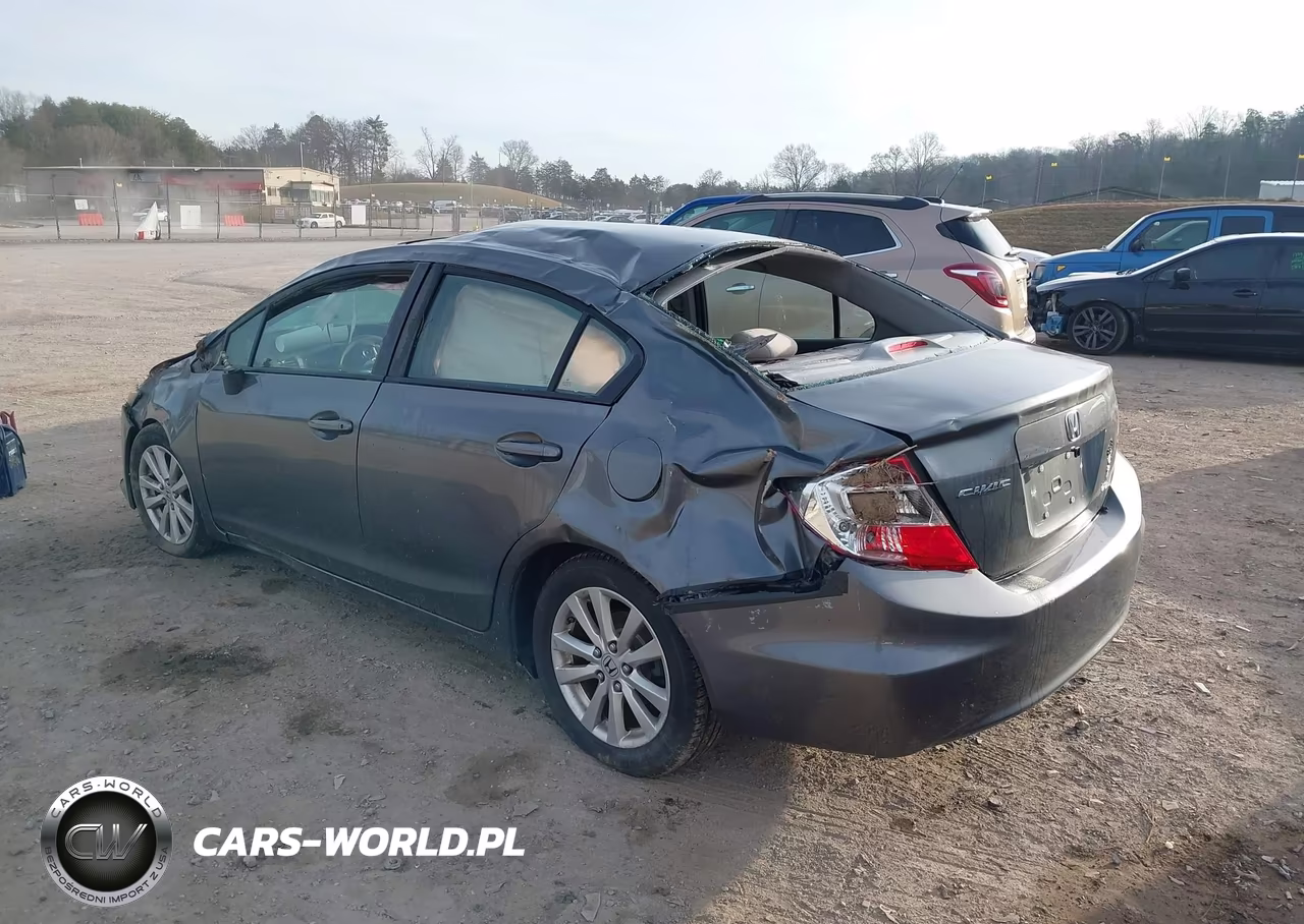2012 Honda Civic Ex VIN:19XFB2F8XCE332729 - 3